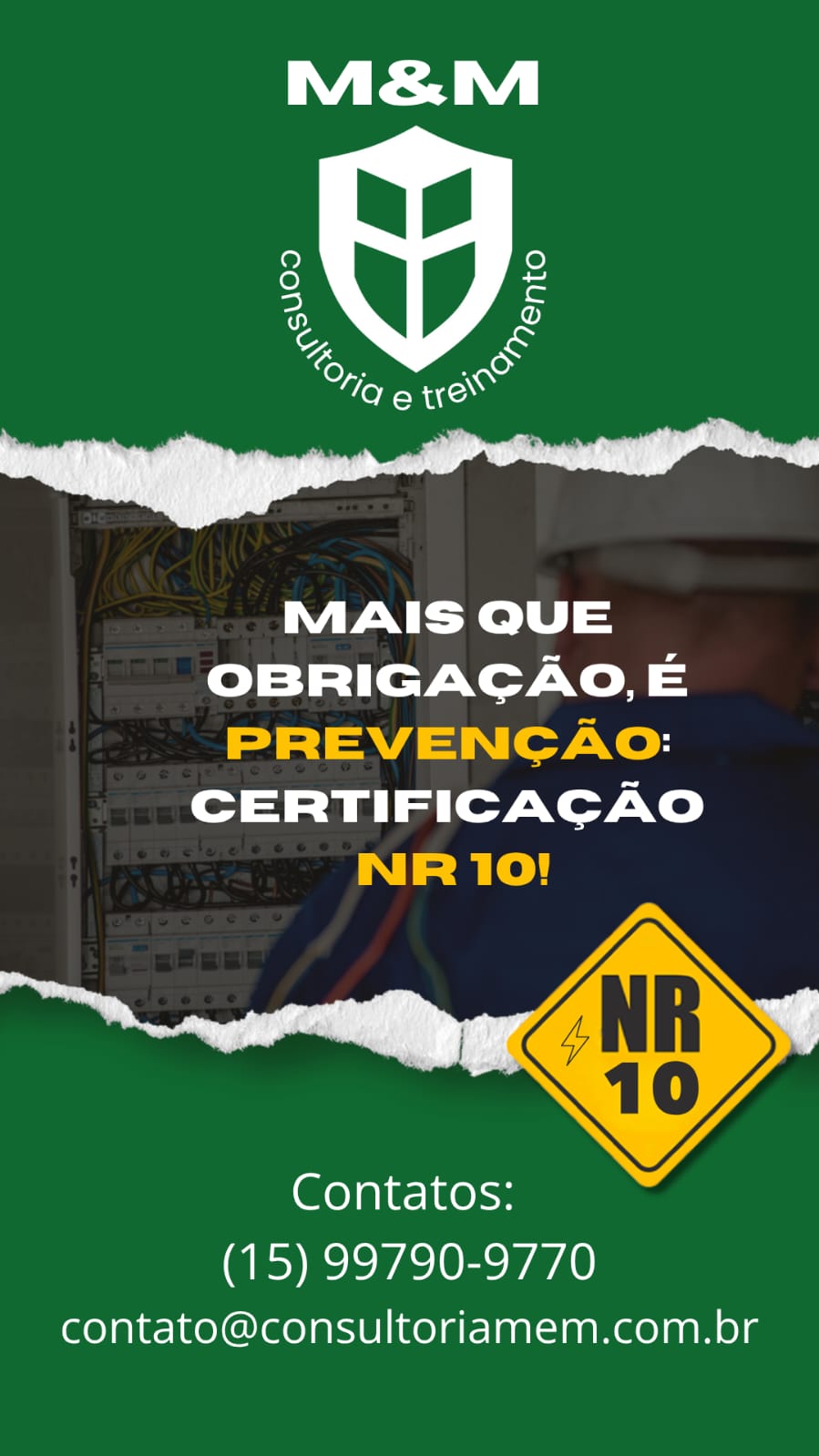 NR10 – Segurança em Instalações e Serviços em Eletricidade